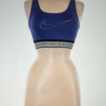 Nike  Women’s Dri-FIT Purple/mint Sports Bra - Size Medium w/ removable pads Photo 5