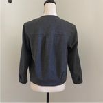 J.Crew Full Zip Wool Jacket Size 00 Bib Coat Gray Old Money XXS Preppy Academia Photo 6