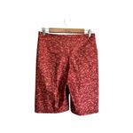 Balance Collection Women's XL Red Print High Waisted Biker Shorts Photo 4
