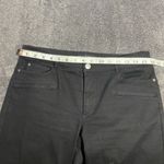 Peruvian Connection  Black Straight Leg Jeans With Buttons ( 8‎ ) Photo 7