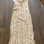 Claire MIdi Marina Stripe Beige Dress Size XXS Photo 0
