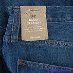 Madewell NEW  Baggy‎ Straight Jeans in Dark Worn Indigo Wash, size 32 Photo 11