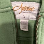 Green Yellowstone National Park 1/4 Zip Hoodie Size Small EUC Photo 3