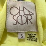 Chaser Women’s Yellow V-Neck Tee Shirt | Size Small | Summer Beach Fun Photo 2