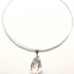 Handmade Large Swarovski Crystal Pendant Necklace  Photo 2