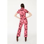 Rachel Antonoff Sal Jumpsuit moo pink cow print one piece novelty print size 2 Photo 1