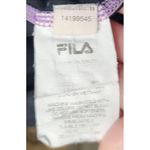 FILA  Leggings Womens‎ Size 28 Black Side Stripe Athletic Stirrup Sporty Retro Photo 3