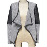 Generation Love Aston Bonded Faux-Leather Boucle Cardigan Blazer Size S Photo 0