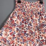 Kendall + Kylie ’s Orange Multicolor Floral Wide Elastic Waist Full Short Skirt L Photo 7