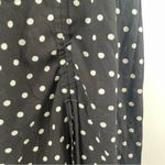 Free People NEW  Midi Skirt Size 2 Cutie Crossing Black Polka Dot Ruched NWOT Photo 9