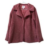 Old Navy  Women Size Medium Jacket Teddy Sherpa Fleece Buttons Winter Preppy City Photo 0