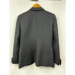 Armani Collezioni Blazer Womens Black Wool Mohair Single Breasted Jacket Size 10 Photo 5