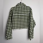 BDG Urban Outfitters Women Size Medium Carissa Green Flannel Crop Jacket Oversized Photo 5