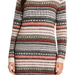 H&M  L.O.G.G. Sweater Dress M Multicolor Nordic Fair Isle Long Sleeve Fall Winter Photo 0