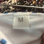 Striped Blue/White Bikini Bottoms M Nautical Beach Summer Vacation Resortwear Blue Size M Photo 2