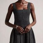 Ted Baker London Glitzia Black Metallic Sleeveless Skater Mini Dress Photo 0