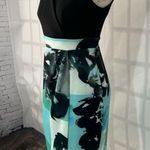 Closet Women's Sleeveless Black Top Wrap Skirt Scuba Feel Pencil Dress Size 6 Photo 3