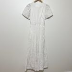 Maeve Anthropologie  Somerset White Eyelet Maxi Dress Size Small Photo 5