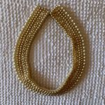 Vintage Glentex Faux Pearl Necklace White Photo 4