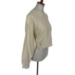 Keiki Kona  Sweater Small Cream Cropped Textured Cozy Minimalist Photo 1