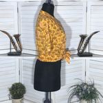 Urban Outfitters  Hawaiian Crop Top Tropical Palm Print Small Photo 3