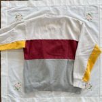 ⟡ TNA Colorblock Crewneck Sweatshirt size M ⟡ Red Size M Photo 1