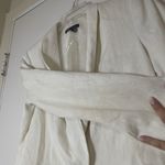 Vince . ivory linen blazer sports coat jacket size US 4-flawed- Photo 3