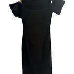 ZARA Cold Shoulder Sheath Dress Black Size XS Photo 2