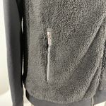Zelos  Womens Full Zip Teddy Sherpa Mixed Medía Sweater Jacket Size M Black Photo 2