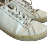 VEJA White Sneakers Tennis Shoes Lace Up Casual Brazil Stitching Size 38 7 US Photo 4