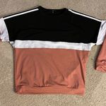 Good condition “0 to‎ 5” brand stretchy long sleeve top silky material / size XL Black Photo 1