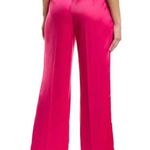 Anne Klein  Pink Wide Leg High Waisted Satin Dress Pants Size 14 Photo 1