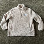Ivory Ella XL  Pink Sherpa Pullover 1/4 Zip Soft Sweatshirt Photo 0