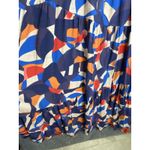 Nine West Plus 3X Abstract Tiered Long Maxi Dress Long Sleeveless Lined NWT Photo 5