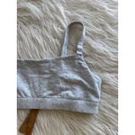 SKIMS  Cotton Jersey Maternity Nursing Scoop Bralette  Light Heather Grey Size 2X Photo 4