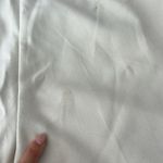 ZARA High Rise Ecru Cream Straight Leg Trousers with Waist Tie Size Small Photo 4