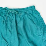 Lavon Vintage 90s  Green Windbreaker Shorts Photo 5