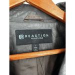 Kenneth Cole  Leather Jacket Women’s Size Large Blazer Notched Moto Brown Button‍ Photo 2