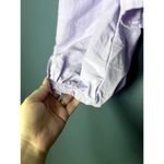 HYFVE Crop Top Women's Size Small Ruffle Puff Sleeve Feminine Coquette Pastel Photo 5