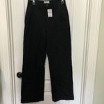 Cotton On Womens Pants Size 8 Black Carter Wide Leg Denim Pleated NWT Photo 1