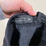 Just Black NWT  Denim The Vintage Straight size 29 black ankle cropped raw hem Photo 7