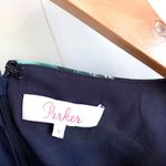 Parker Cosmic Fleur Flutter Short Sleeve Mini Ruffle Dress Navy Multi Small Photo 10