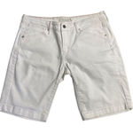 Levi's LEVI’S Women’s White 545 Jean Denim Bermuda Shorts Size 12 Photo 0