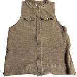 Free People  Highway Sleeveless Vest Green Size Medium Photo 1