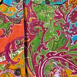 VTG Carrie Allen Paisley Beaded Sequin Denim Jacket, Medium, 100% Cotton Boho Photo 5