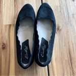 Earthies Comfort Flats Black Laser Cut Floral Scalloped Size 10 Photo 3