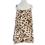 Urban Outfitters  BDG Eva Tie Front Ruched Strap Trapeze Mini Dress Brown NWT Med Photo 6