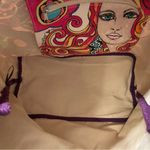 Brighton  Groove II Bag Tote LOVE Canvas Colorful Zip Pocket LARGE Retro Photo 6