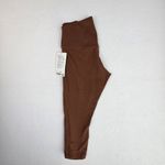 Lululemon NWT Align Nulu 21" Crop High Rise Leggings Size 14 Brown Photo 3