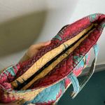 LA BAGZ Quilted Tote BagMulticolor Patterned Large Travel Beach Shoulder Handbag Red Photo 7